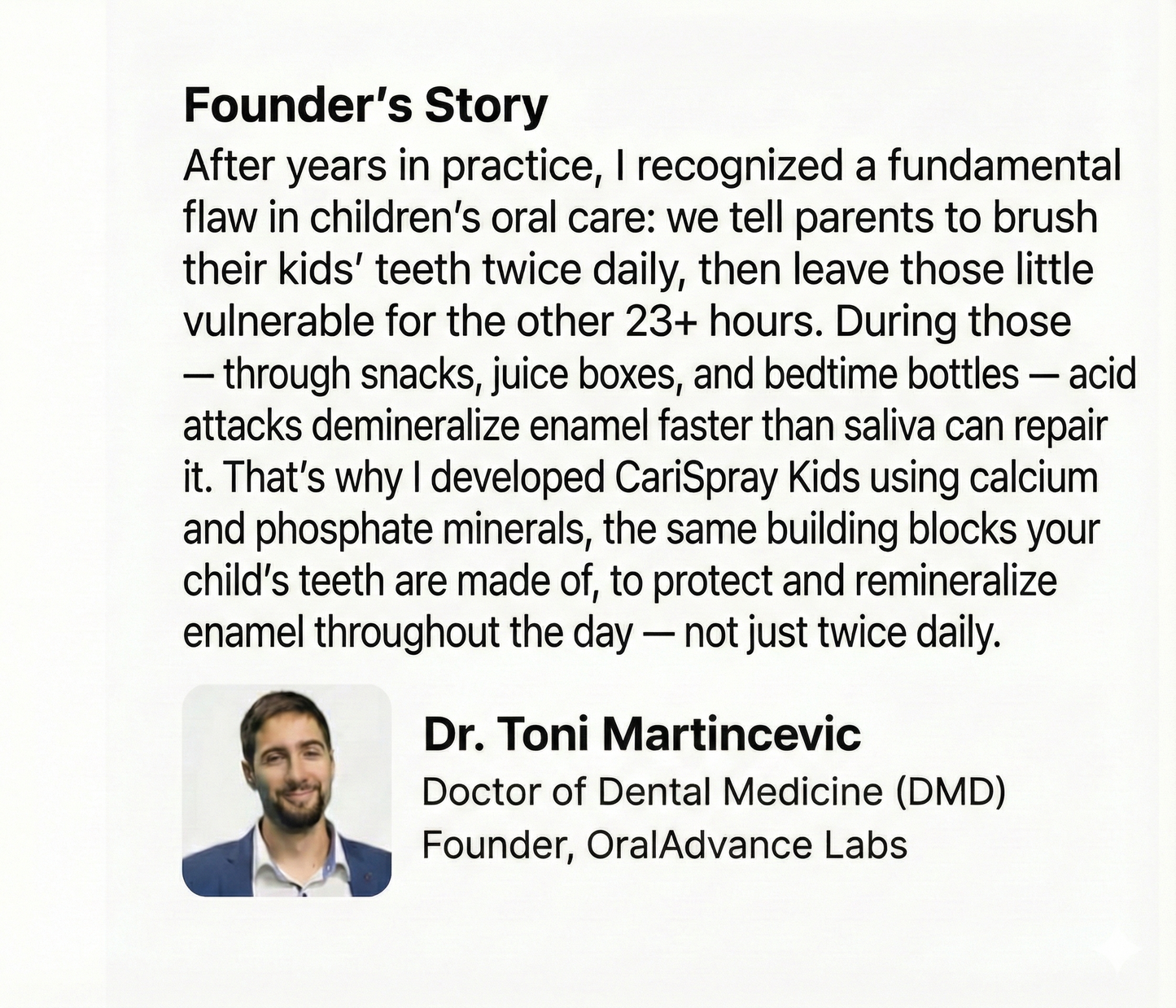 CariSpray Kids β Cavity Protection Oral Spray