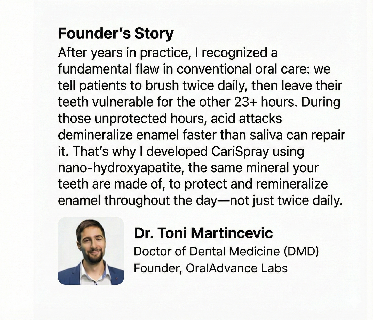 CariSpray Hydroxyapatite Oral Spray